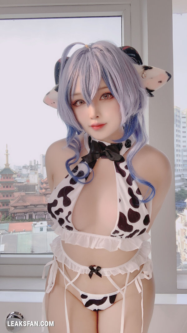 sayomomo - Ganyu Cow - 1