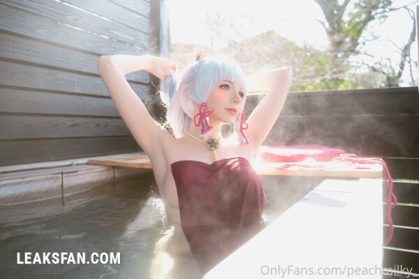 PeachMilky - Kamisato Ayaka cosplay genshin impact[48P] - 1